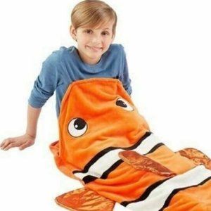COPY - JAY FRANCO Plush & Playful Clown Fish Tail Nemo 22.5" x 55" Ages 4+ Blan…